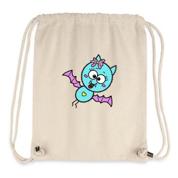 Fledermaus - Stanley/Stella recycelter Gym Bag - Naturweiß - Vorne