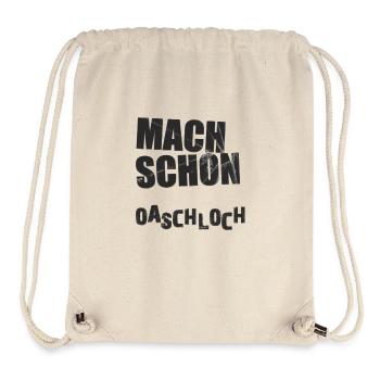 Mach Schon Oaschloch - Stanley/Stella recycelter Gym Bag - Naturweiß - Vorne