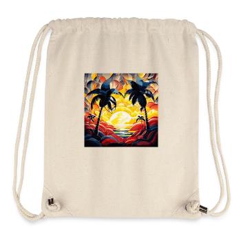 Caribbean Sunset (Artwork Collection) - Stanley/Stella Recycled Gym Bag - natural - Front