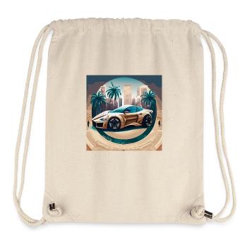 Sportscar in Dessert - Stanley/Stella Recycled Gym Bag - natural - Front