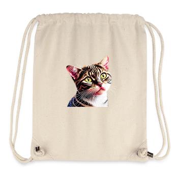 Cat, Siamese cat, Domestic cat, Kitten, Cat owner - Stanley/Stella Recycled Gym Bag - natural - Front