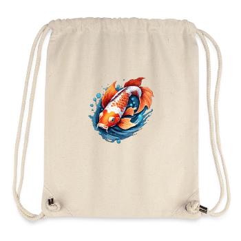 Koi Carp / Fish / Japanese / Pond / Water - Stanley/Stella Recycled Gym Bag - natural - Front