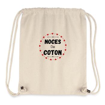 Noces de coton - Sac à cordon recyclé Stanley/Stella - blanc naturel - Devant