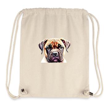 Mastiff Dog Bulldog Dogs Dog Owner - Stanley/Stella Recycled Gym Bag - natural - Front