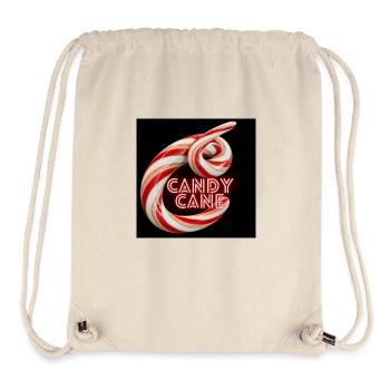 Candy Cane - Stanley/Stella recycelter Gym Bag - Naturweiß - Vorne