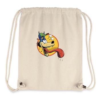 Expressive Wolf - Stanley/Stella Recycled Gym Bag - natural - Front