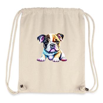 English Bulldog Dog Mastiff Dog Owner Dogs - Stanley/Stella Recycled Gym Bag - natural - Front
