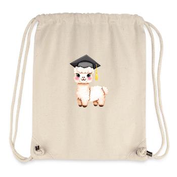 Baccalauréat Diplôme Études supérieures Alpaga - Sac à cordon recyclé Stanley/Stella - blanc naturel - Devant