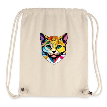 Siamese Cat, Domestic Cat, Cat, Cat Owner, Kitten - Stanley/Stella Recycled Gym Bag - natural - Front