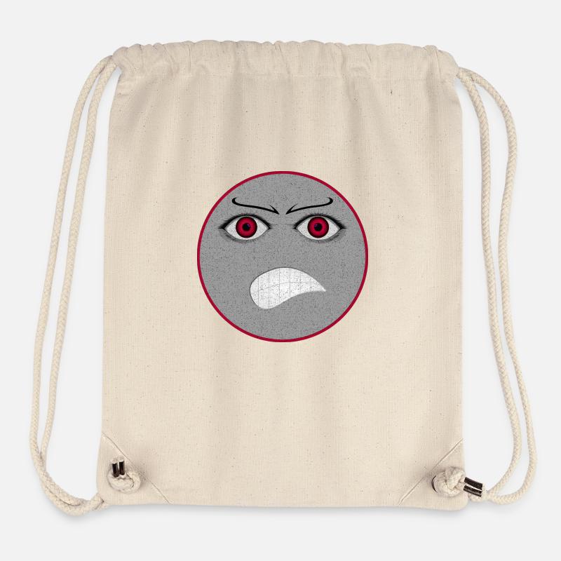 Angry - hier ist wohl jemand sauer!? - Stanley/Stella recycelter Gym Bag - Naturweiß