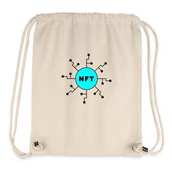 NFT Blue - Stanley/Stella Recycled Gym Bag - natural - Front