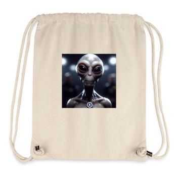 Astronomie - Stanley/Stella recycelter Gym Bag - Naturweiß - Vorne
