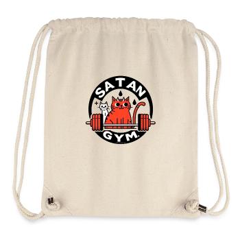 Satan gym Logo - Stanley/Stella Recycled Gym Bag - natural - Front