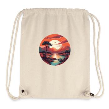 Lonely tree - Stanley/Stella Recycled Gym Bag - natural - Front