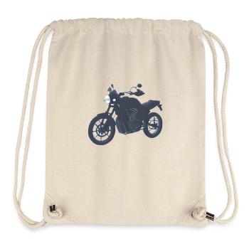 Motorcycle Motorcross Motorcyclist Motorbike Fan - Stanley/Stella Recycled Gym Bag - natural - Front