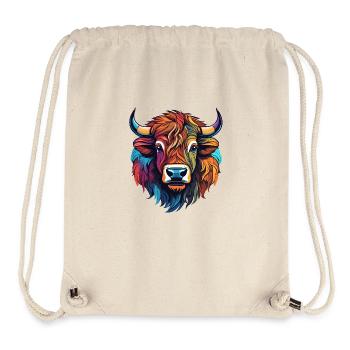Bison - Stanley/Stella recycelter Gym Bag - Naturweiß - Vorne