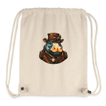 Hippo - Stanley/Stella Recycled Gym Bag - natural - Front