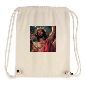 Jesus celebrates - Stanley/Stella Recycled Gym Bag - natural - Front
