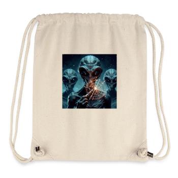 Astronomie Astrologie - Sac à cordon recyclé Stanley/Stella - blanc naturel - Devant
