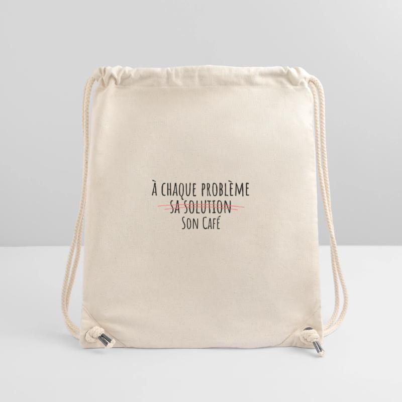 For every problem, there is a solution, its own coffee Stanley/Stella Recycled Gym Bag