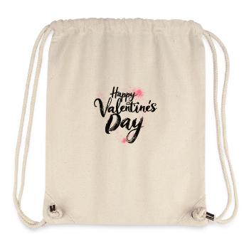 Eleganter Valentinstag - schickes Liebesskript - Stanley/Stella recycelter Gym Bag - Naturweiß - Vorne