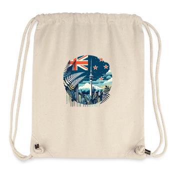 Neuseeland Aotearoa Kiwi 18 - Stanley/Stella recycelter Gym Bag - Naturweiß - Vorne