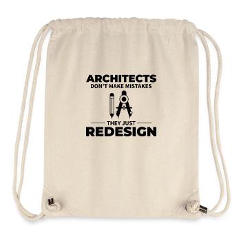Architect: Redesigning Instead of Mistakes! - Stanley/Stella Recycled Gym Bag - natural - Front