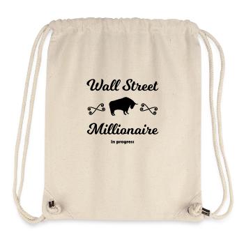 The Stock Market Millionaire - Stanley/Stella Recycled Gym Bag - natural - Front