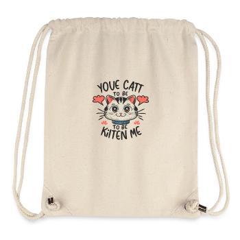 Comic Whisker Whimsy - Stanley/Stella Recycled Gym Bag - natural - Front