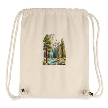 Wonderful beautiful mountain scenery - Stanley/Stella Recycled Gym Bag - natural - Front