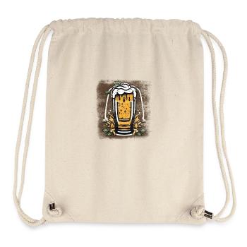 Kühles Blondes Bier - Stanley/Stella recycelter Gym Bag - Naturweiß - Vorne