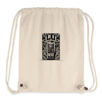 Nerd-Stolz Black - Stanley/Stella recycelter Gym Bag - Naturweiß - Vorne