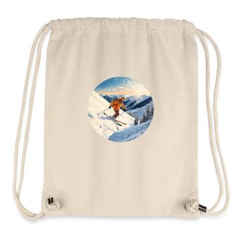 Alpiner Nervenkitzel - Stanley/Stella recycelter Gym Bag - Naturweiß - Vorne