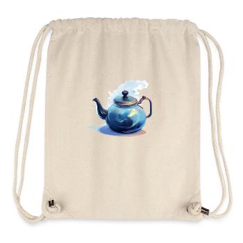 Winterly Teapot - Stanley/Stella Recycled Gym Bag - natural - Front