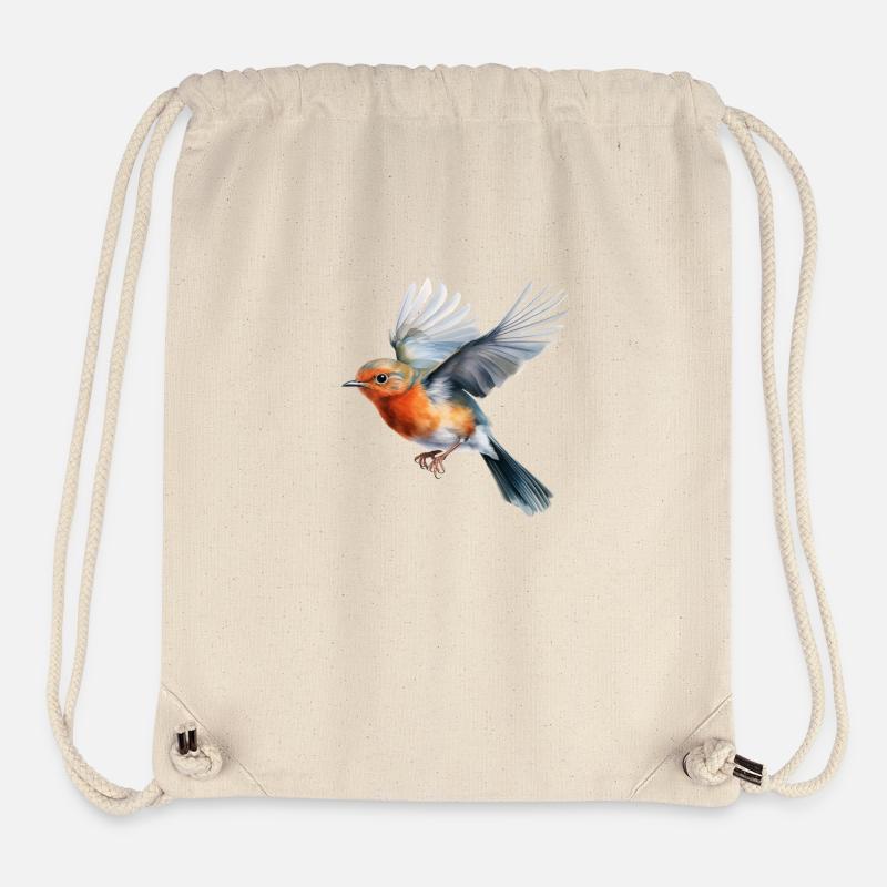 Robin Flight - Stanley/Stella Recycled Gym Bag - natural