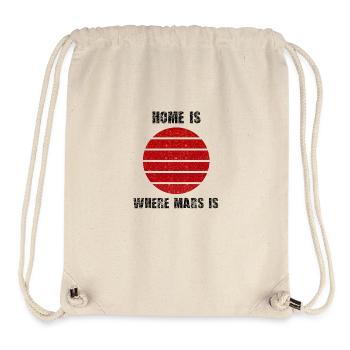 At home in space - Stanley/Stella Recycled Gym Bag - natural - Front