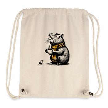 Coffeebara - Stanley/Stella recycelter Gym Bag - Naturweiß - Vorne