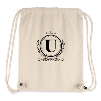 Letter U Decoration - Stanley/Stella Recycled Gym Bag - natural - Front