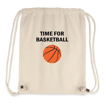 Basketball - Stanley/Stella recycelter Gym Bag - Naturweiß - Vorne