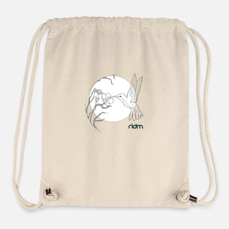 ridm humming-bird - Stanley/Stella recycelter Gym Bag - Naturweiß