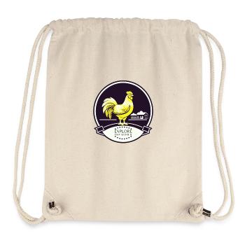 GOLDENES HUHN - Stanley/Stella recycelter Gym Bag - Naturweiß - Vorne
