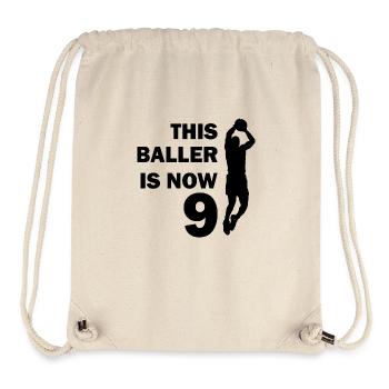 Basketball - Stanley/Stella recycelter Gym Bag - Naturweiß - Vorne