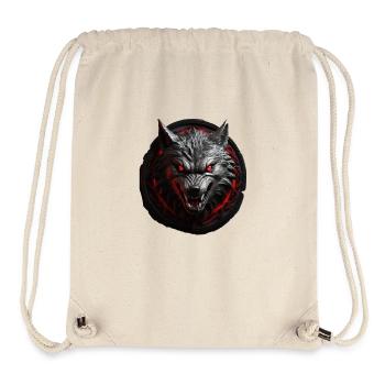 Loup du diable - Sac à cordon recyclé Stanley/Stella - blanc naturel - Devant
