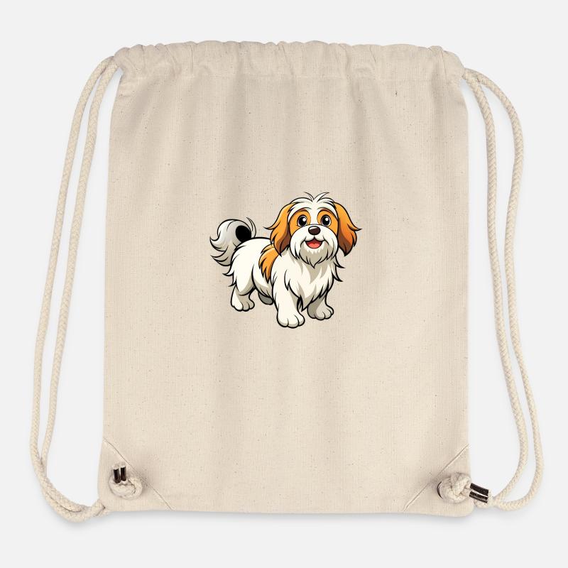 Confident Lhasa Apso Parade - Stanley/Stella Recycled Gym Bag - natural