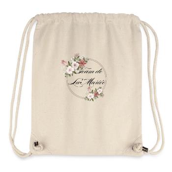 Team of The Floral Bride - Bachelorette Party Gift Idea - Stanley/Stella Recycled Gym Bag - natural - Front
