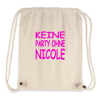 Party - Stanley/Stella recycelter Gym Bag - Naturweiß - Vorne