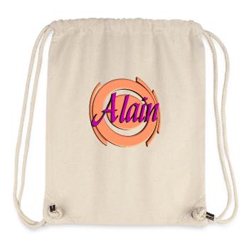 alain2 - Stanley/Stella recycelter Gym Bag - Naturweiß - Vorne