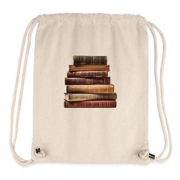 Old books, the gateway to knowledge - Stanley/Stella Recycled Gym Bag - natural - Front
