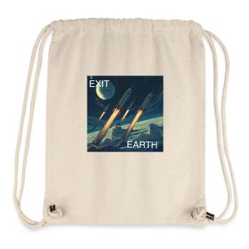 Exit Earth - Stanley/Stella Recycled Gym Bag - natural - Front