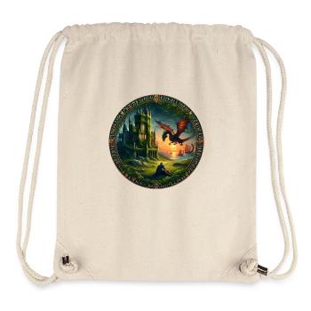 Drachenschloss - Stanley/Stella recycelter Gym Bag - Naturweiß - Vorne